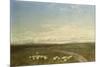 Landscape in Carneiros, Paisaje Con Carneiros-Jose Velasco-Mounted Giclee Print