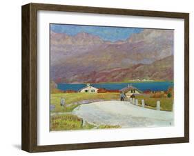 Landscape in Engadine-Giovanni Giacometti-Framed Giclee Print