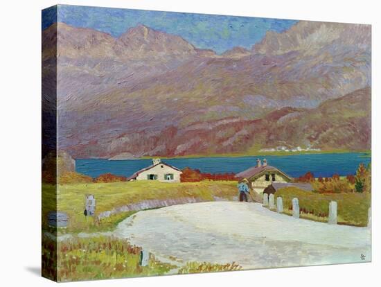 Landscape in Engadine-Giovanni Giacometti-Stretched Canvas