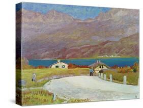 Landscape in Engadine-Giovanni Giacometti-Stretched Canvas