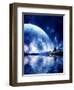 Landscape In Fantasy Planet-frenta-Framed Art Print