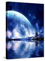 Landscape In Fantasy Planet-frenta-Stretched Canvas