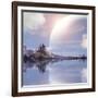 Landscape In Fantasy Planet-frenta-Framed Art Print