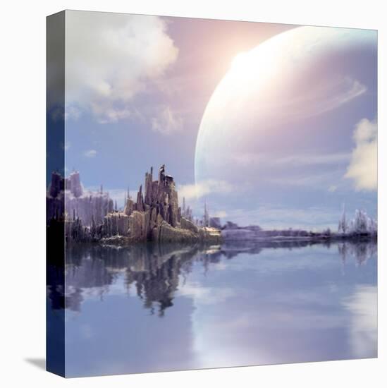 Landscape In Fantasy Planet-frenta-Stretched Canvas