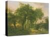 Landscape in Geldern-Pierre Jean Hellemans-Stretched Canvas