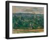 Landscape in Jas De Bouffan-Paul Cézanne-Framed Giclee Print