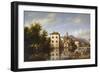 Landscape in Lombardy-Giuseppe Canella-Framed Giclee Print