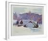 Landscape in March-Gray-Framed Collectable Print