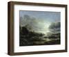 Landscape in Moonlight-Aert van der Neer-Framed Giclee Print