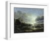 Landscape in Moonlight-Aert van der Neer-Framed Giclee Print