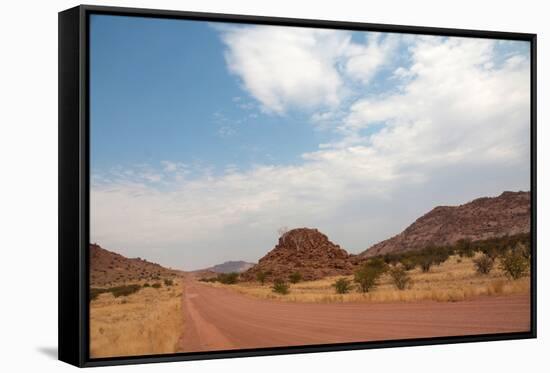 Landscape in Namibia-schoolgirl-Framed Stretched Canvas