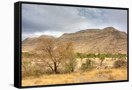 Landscape in Namibia-schoolgirl-Framed Stretched Canvas