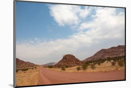 Landscape in Namibia-schoolgirl-Mounted Photographic Print