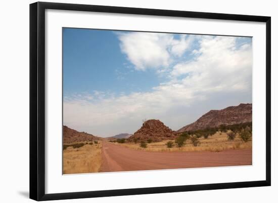 Landscape in Namibia-schoolgirl-Framed Photographic Print