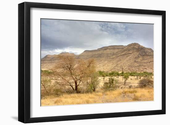 Landscape in Namibia-schoolgirl-Framed Photographic Print