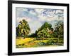 Landscape in Normandy, 1924 (Oil on Canvas)-Louis Valtat-Framed Giclee Print