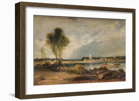 'Landscape in Normandy', 19th century (1934)-Richard Parkes Bonington-Framed Giclee Print