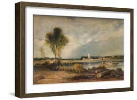 'Landscape in Normandy', 19th century (1934)-Richard Parkes Bonington-Framed Giclee Print