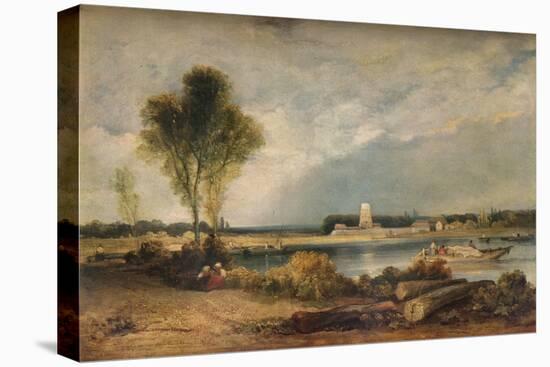 'Landscape in Normandy', 19th century (1934)-Richard Parkes Bonington-Stretched Canvas