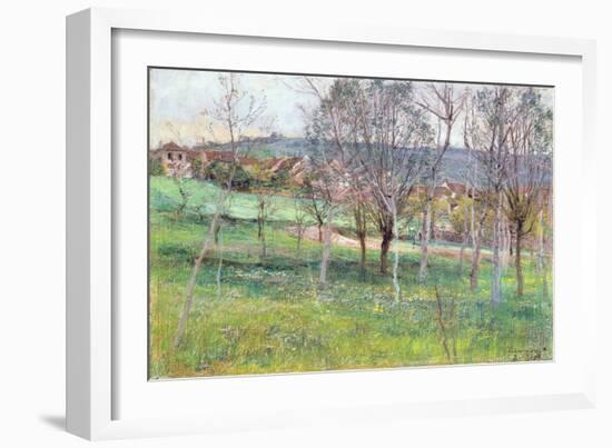 Landscape in Northern France, C.1892-Léon Augustin L'hermitte-Framed Giclee Print