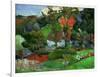 Landscape in Pont-Aven, France-Paul Gauguin-Framed Giclee Print