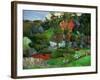 Landscape in Pont-Aven, France-Paul Gauguin-Framed Giclee Print