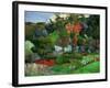 Landscape in Pont-Aven, France-Paul Gauguin-Framed Giclee Print