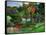 Landscape in Pont-Aven, France-Paul Gauguin-Framed Stretched Canvas