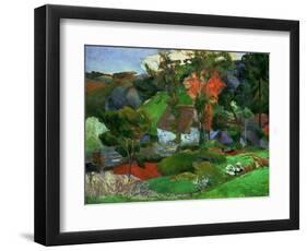 Landscape in Pont-Aven, France-Paul Gauguin-Framed Premium Giclee Print