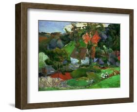 Landscape in Pont-Aven, France-Paul Gauguin-Framed Giclee Print