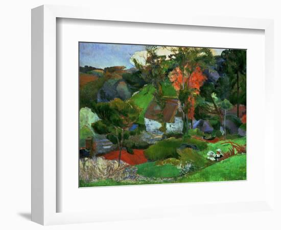 Landscape in Pont-Aven, France-Paul Gauguin-Framed Giclee Print