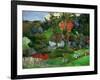 Landscape in Pont-Aven, France-Paul Gauguin-Framed Giclee Print