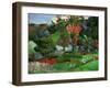 Landscape in Pont-Aven, France-Paul Gauguin-Framed Giclee Print