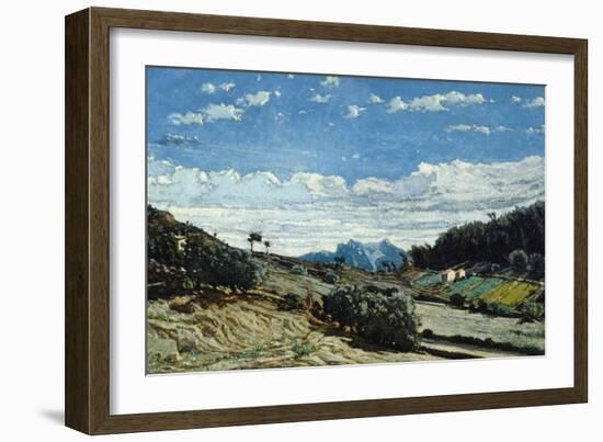 Landscape in Provence, 1860-Paul Camille Guigou-Framed Giclee Print