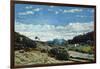 Landscape in Provence, 1860-Paul Camille Guigou-Framed Giclee Print