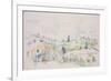 Landscape in Provence-Paul Cézanne-Framed Giclee Print