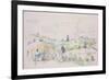 Landscape in Provence-Paul Cézanne-Framed Giclee Print