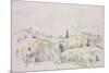 Landscape in Provence-Paul Cézanne-Mounted Giclee Print