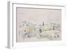 Landscape in Provence-Paul Cézanne-Framed Giclee Print