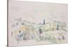 Landscape in Provence-Paul Cézanne-Stretched Canvas