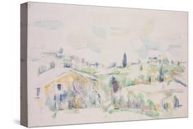 Landscape in Provence-Paul Cézanne-Stretched Canvas