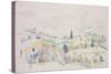 Landscape in Provence-Paul Cézanne-Stretched Canvas