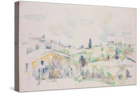 Landscape in Provence-Paul Cézanne-Stretched Canvas