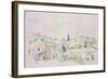 Landscape in Provence-Paul Cézanne-Framed Giclee Print