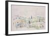 Landscape in Provence-Paul Cézanne-Framed Giclee Print