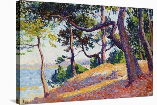 Landscape in Saint-Tropez, 1892-Maximilien Luce-Stretched Canvas