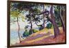 Landscape in Saint-Tropez, 1892-Maximilien Luce-Framed Giclee Print