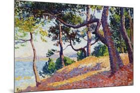 Landscape in Saint-Tropez, 1892-Maximilien Luce-Mounted Giclee Print