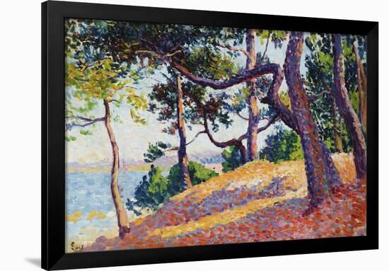 Landscape in Saint-Tropez, 1892-Maximilien Luce-Framed Giclee Print