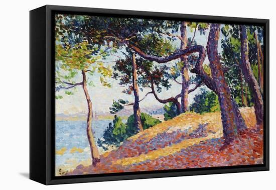 Landscape in Saint-Tropez, 1892-Maximilien Luce-Framed Stretched Canvas